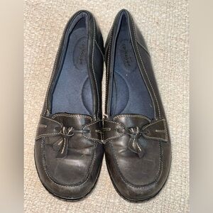 Clarks Ashland Bubble Leather Slip On Loafer 10 Comfort